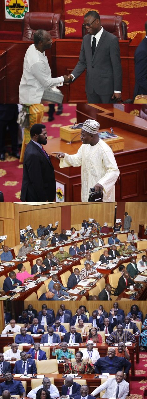 Dramatic-Scenes-In-Parliament-As-Finance-Minister-Presents-2018-Budget